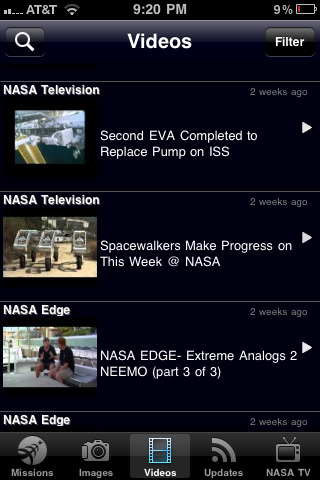 NASA App for iPhone in 2010 – Videos