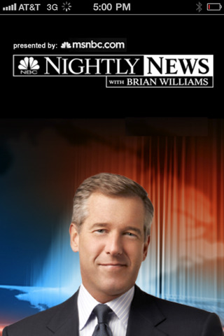 NBC Nightly News for iPhone in 2010