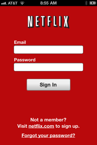 Netflix for iPhone in 2010