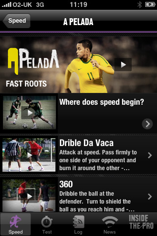 Nike Football+ for iPhone in 2010 – A Pelada