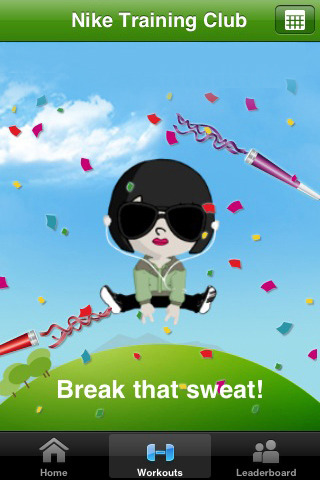 NikeWomen Training Club for iPhone in 2010 – Workouts