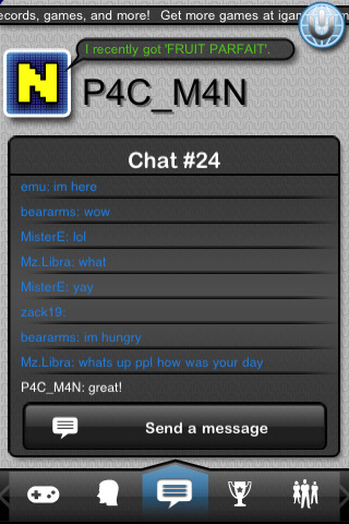 PAC-MAN Lite for iPhone in 2010 – Chat