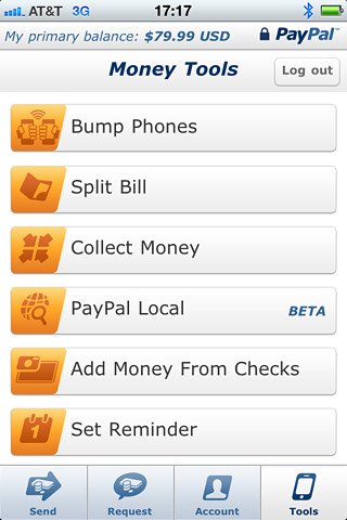 PayPal for iPhone in 2010 – Money Tools