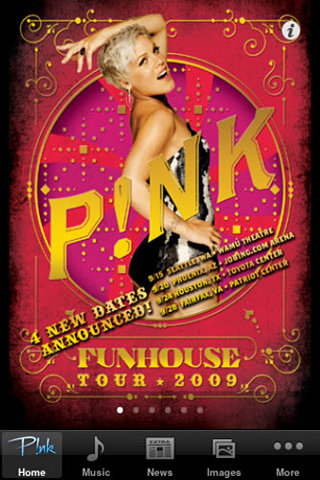 Pink for iPhone in 2010 – Home