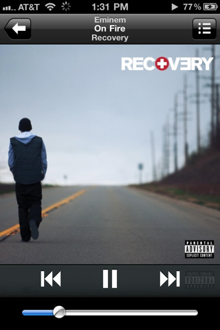 Rdio for iPhone in 2010