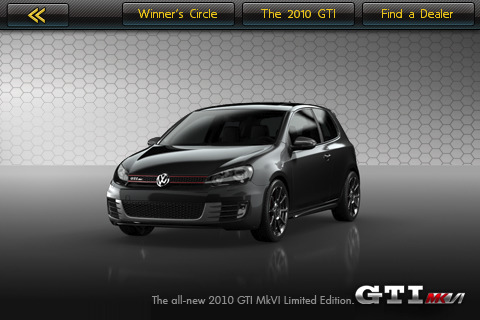 Real Racing GTI for iPhone in 2010