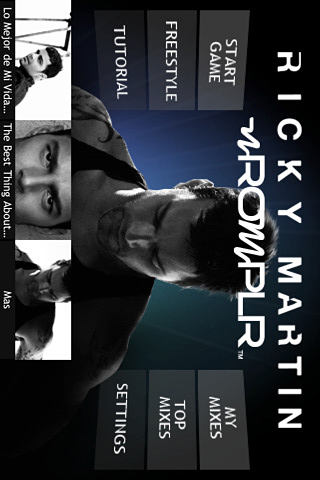 Ricky Martin Romplr: Remix for iPhone in 2010