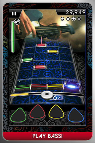 Rock Band Free for iPhone in 2010 – Play Bass!