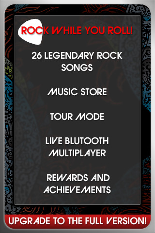 Rock Band Free for iPhone in 2010 – Upgrade to the full version!