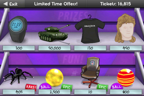 Skee-Ball for iPhone in 2010 – Limited Time Offers