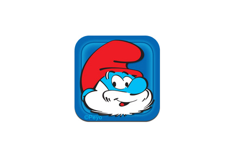 Smurfs' Village for iPhone in 2010 – Logo