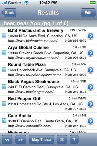 Snikkr for iPhone in 2010 – Results