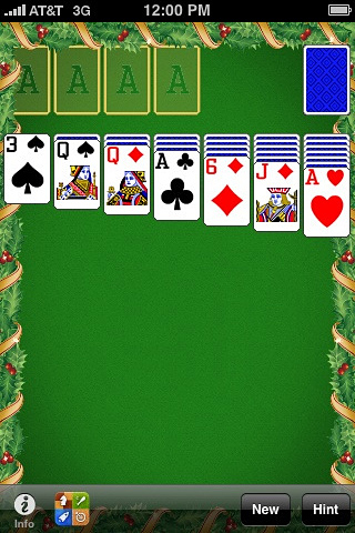 Solitaire for iPhone in 2010