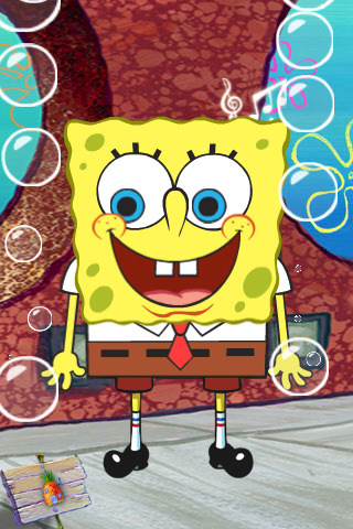 SpongeBob Tickler for iPhone in 2010