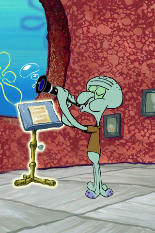 SpongeBob Tickler for iPhone in 2010