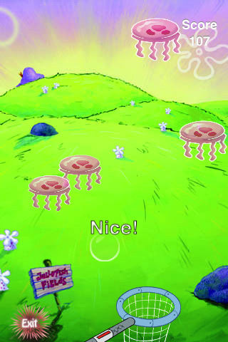 SpongeBob Tickler for iPhone in 2010