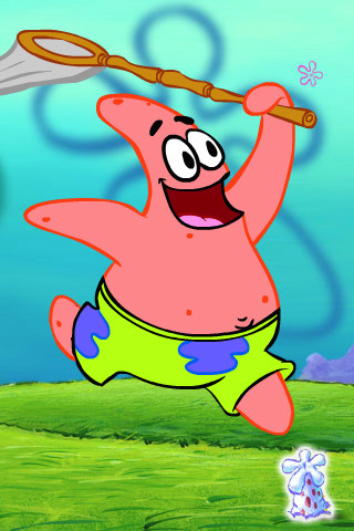 SpongeBob Tickler for iPhone in 2010