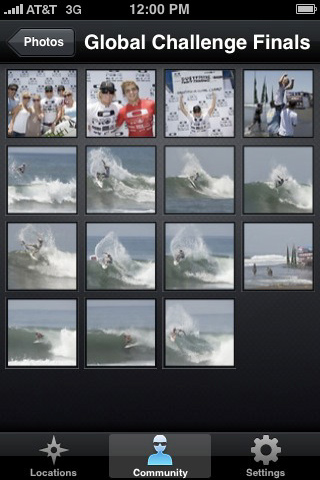 Surf Report for iPhone in 2010 – Global Challange Finals
