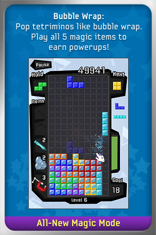 Tetris for iPhone in 2010 – All-New Magic Mode