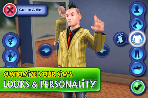 The Sims 3 for iPhone in 2010