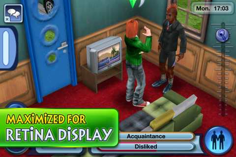 The Sims 3 for iPhone in 2010