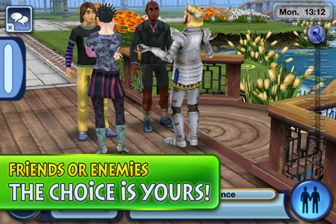 The Sims 3 for iPhone in 2010
