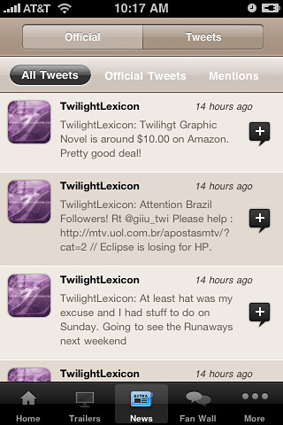 Twilight In Forks for iPhone in 2010 – News
