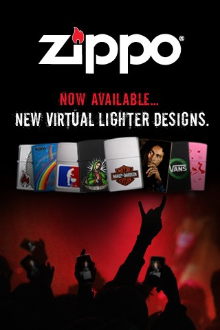 Virtual Zippo Lighter for iPhone in 2010