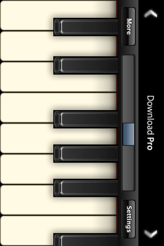 Virtuoso Piano Free 2 HD for iPhone in 2010