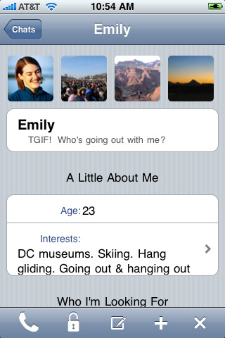 WhosHere for iPhone in 2010