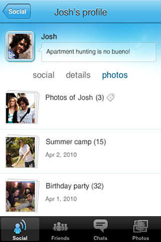 Windows Live Messenger for iPhone in 2010 – Social