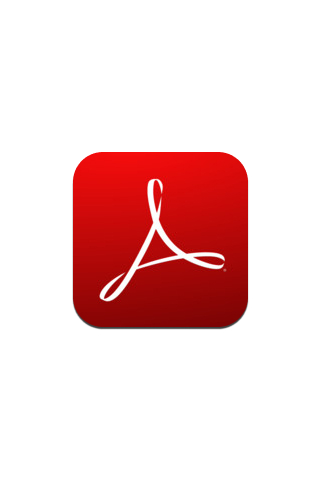Adobe Reader for iPhone in 2011 – Logo