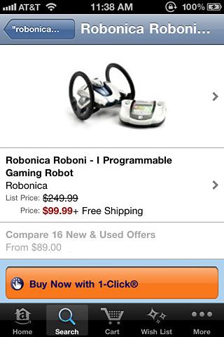 Amazon Mobile for iPhone in 2011 – Robonica