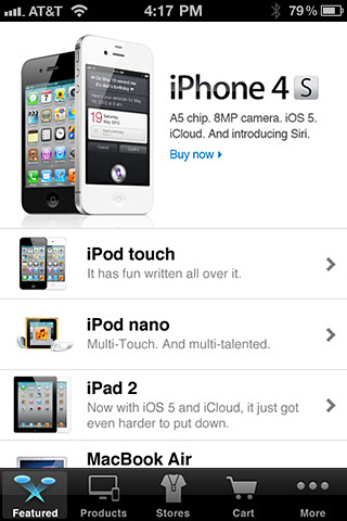 Apple Store for iPhone in 2011