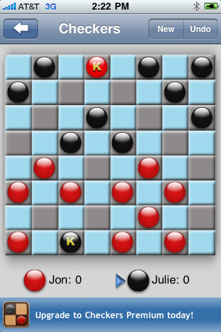 Checkers Free for iPhone in 2011 – Checkers