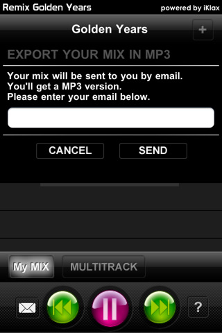 David Bowie Golden Years App for iPhone in 2011