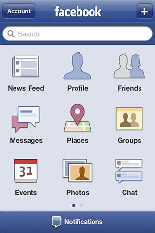 Facebook for iPhone in 2011