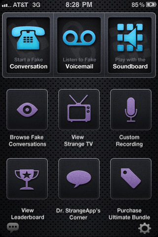 Fake Conversation for iPhone in 2011 – Navigation