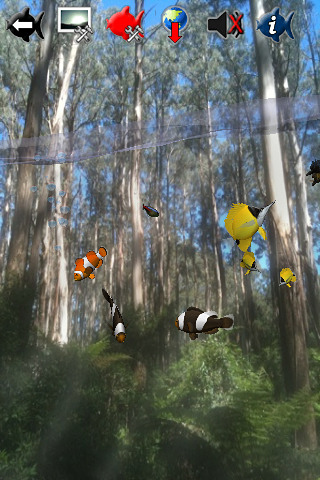 Fish Fingers! 3D Interactive Aquarium for iPhone in 2011