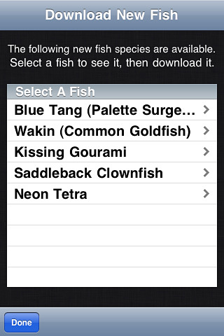 Fish Fingers! 3D Interactive Aquarium for iPhone in 2011 – Download New Fish