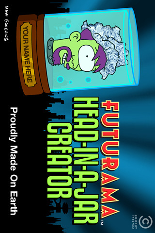 Futurama Head in a Jar for iPhone in 2011