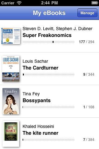 Google Books for iPhone in 2011