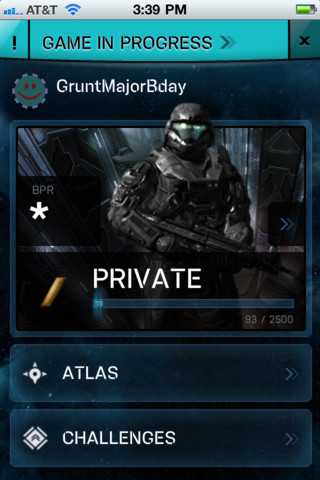 Halo Waypoint for iPhone in 2011