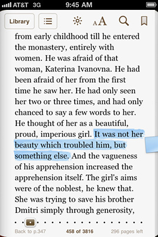 iBooks for iPhone in 2011