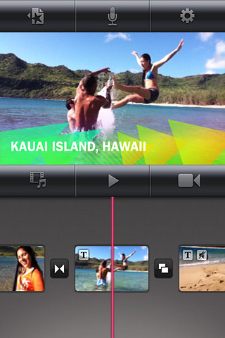 iMovie for iPhone in 2011