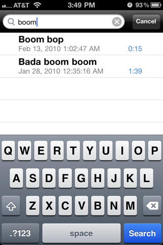 iTalk Recorder for iPhone in 2011