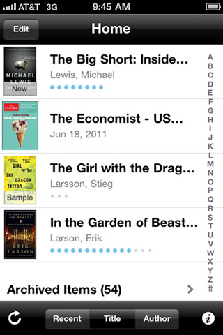 Kindle for iPhone in 2011