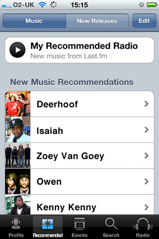 Last.fm for iPhone in 2011 – New Releases