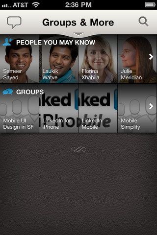 LinkedIn for iPhone in 2011 – Groups & More