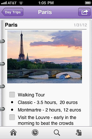 Microsoft OneNote for iPhone in 2011 – Paris